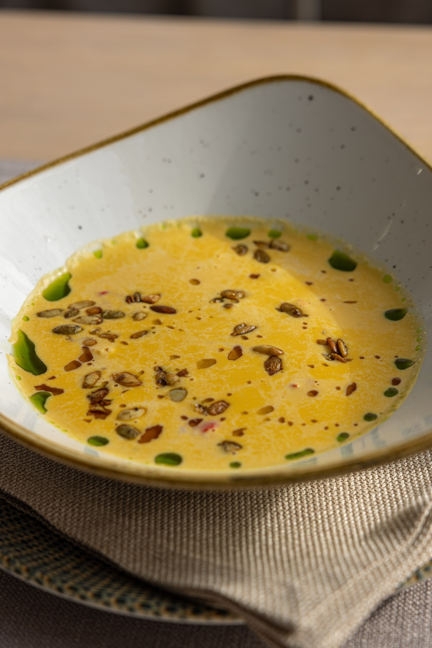 南瓜蟹肉湯